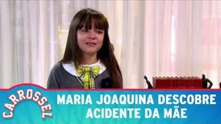 Maria Joaquina descobre que sua mãe sofreu um grave acidente e está no hospital  Carrossel [upl. by Barde]