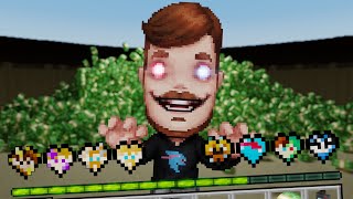 Minecraft but MrBeast Custom Hearts [upl. by Bouchier]