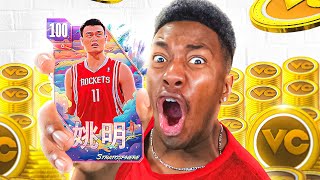 I Spent 16 MILLION VC Trying To Pull 100 OVR Yao Ming [upl. by Graubert]