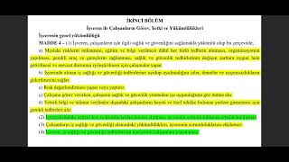 Alp Hoca 6331 Sayılı İŞ Sağlığı ve Güvenliği Kanunun 1 Konu Anlatımı [upl. by Canada]