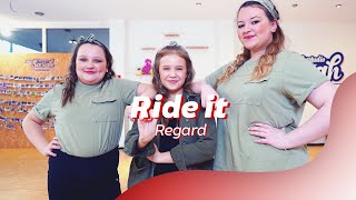 RIDE IT  REGARD  Dance Video  Choreography  Easy Kids Dance [upl. by Demha]