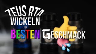 Zeus RTA wickeln [upl. by Nolram17]