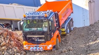 RC trucks SCANIA MAN in ACTION on a cool RC area MAN stuck [upl. by Lemon]