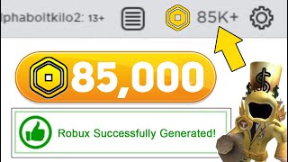 THIS TOP SECRET ROBUX GENERATOR GIVES YOU ROBUX WITHOUT DOING ANYTHING [upl. by Lohman]