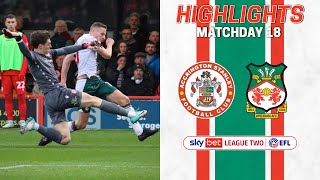 HIGHLIGHTS  Accrington Stanley vs Wrexham AFC [upl. by Charlton87]