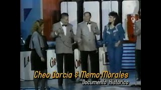 Cheo García y Memo Morales  La Rubia y La Trigueña En Vivo  Costa Rica  1987 [upl. by Adnawat537]