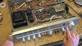 Scott Stereo receiver Model R376 overhaul [upl. by Nauwtna]