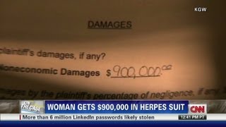 Woman contracted herpes and sues winning 900000 [upl. by Sert921]