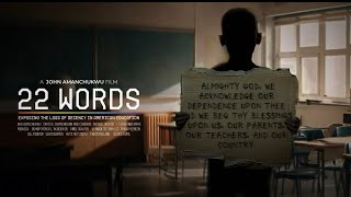 John Amanchukwu revwutruth releases “22 Words” Documentary Teaser [upl. by Klemm]