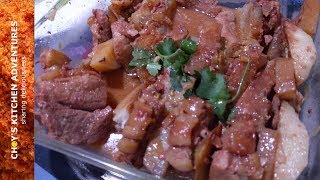 Steamed Belly Pork with Yam or Taro aka Wu Tau Kau Yoke 芋頭扣肉 [upl. by Sybil]