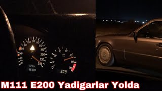 Mercedes W124 amp W210 E200â€™leri Denedik Top Speed  Rolling [upl. by Antin]