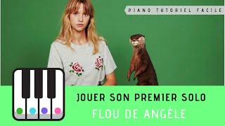 Flou de Angèle  Jouer son premier solo au piano [upl. by Aika]