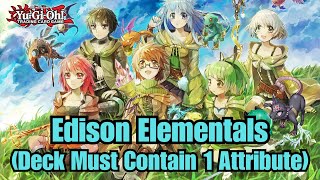 IMNerd Edison Elementals 1 Deck Must Contain Only 1 Attribute Including Side amp Extra [upl. by Reemas]