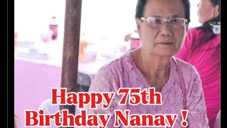 Foodies and Family WishesNanays at 75 birthday celebration memories youtube [upl. by Anertac]