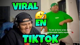 🤣KINGLEON REACCIONA A SU VIDEO REPARTO🍫EN TIKTOK VIRAL🔥 [upl. by Ahsimek440]