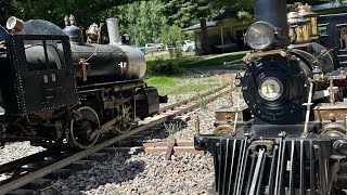 Live steam meet in Durango Colorado fall 2023 animas valley railroad [upl. by Bertila147]