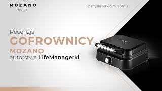 Recenzja gofrownicy MOZANO Przepis na gofry [upl. by Lorelei]