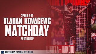 Vladan Kovacevic Rakow1921  Speed Art Photoshop 26 [upl. by Nej366]