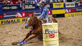 NFR Barrel Racing 2023 Round 2 [upl. by Kondon]