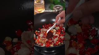 Spicy and fragrant dry pot baby cabbage Simple method Food tutorial Dry pot sauce DOU assist [upl. by Ethben]