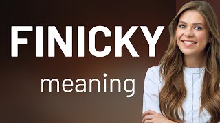 Finicky • meaning of FINICKY [upl. by Porty]