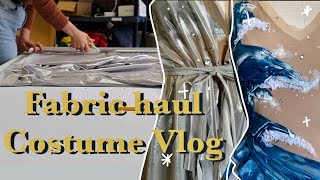 Studio Vlog ep 1 Fabric Shopping and Costume Making [upl. by Uehttam436]