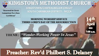 Kingstown Methodist Church Sunday Morning Worship Service April 14th 2024 at 700 am [upl. by Iruam809]