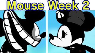 Friday Night Funkin VS Mickey Mouse Craziness Injection FULL Week 2 amp Minnie Mouse FNF ModHorror [upl. by Camile]