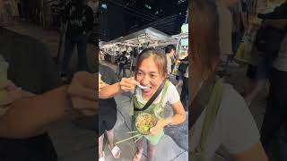 Eating Live Squid and Shrimp in Bangkok Thailand [upl. by Nivlag]