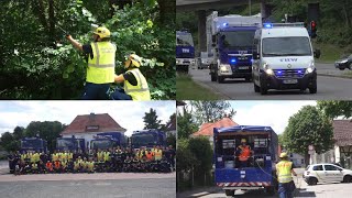 Sonnensturm sorgt für THWGroßeinsatz THW FernmeldeGroßübung quotIGAK 70quot in Osterode am Harz [upl. by Narrad483]