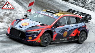 Test Pre Rallye MonteCarlo 2024  Thierry Neuville  Hyundai i20 N Rally1 Passats de canto [upl. by Nivlem]