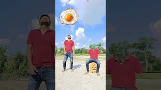 Matching twin brotherr flying body parts vs Eating candy egg amp Catching brown catt funny video😂😀 [upl. by Danell]