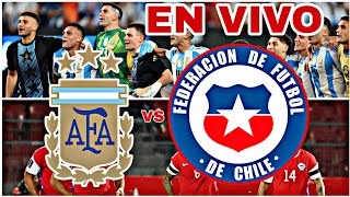 Argentina vs Chile en vivo hoy ver Partido de la Eliminatorias Sudamericana [upl. by Ajoop345]