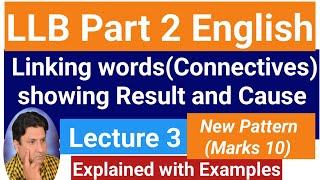 LLB Part 2 English  Sequence Markers of Contrast  Lecture 3  New Paper Pattern 2024 [upl. by Cristen508]