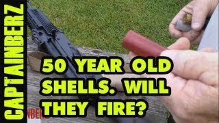 50 Year Old Shotgun Paper ShellsWill They Fire [upl. by Nottage]