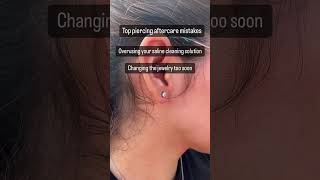 Here are some of the most common mistakes people make during their piercing aftercare process [upl. by Stier919]