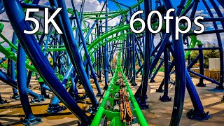 Poltergeist front seat onride 5K POV 60fps Six Flags Fiesta Texas [upl. by Gnek]