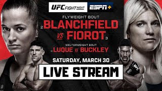 UFC ATLANTIC CITY BLANCHFIELD VS FIOROT LIVESTREAM [upl. by Ekenna150]