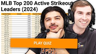 Can we name the Top 200 Active strikeout leaders in the MLB [upl. by Vullo969]