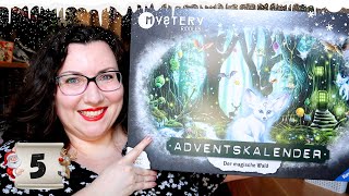 UNBOXING Ravensburger Adventskalender  Der magische Wald  Tag 5  ich sehe die Bäume nicht [upl. by Anhavas]