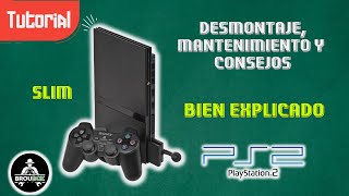 PS2 Slim Como desarmar y dar Mantenimiento [upl. by Marlon]