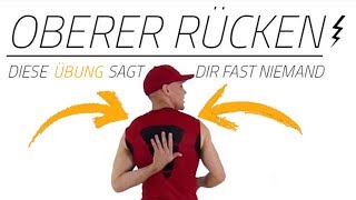 Oberer Rücken ⚡ Schmerz selbst behandeln [upl. by Mungam]