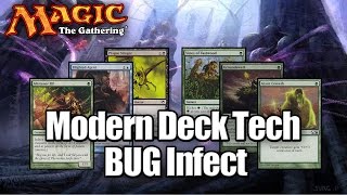 MTG  Modern Deck Tech BUG Infect [upl. by Nilyak]