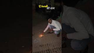 Diwali Ki SHAAM✨️🎆 diwali diwali2024 celebration crackers lighting shorts trending pagal yt [upl. by Anyalram758]