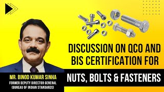 Online Webinar on BIS Certification for Nuts Bolts and Fasteners  Aleph INDIA GROUP [upl. by Stanfill]