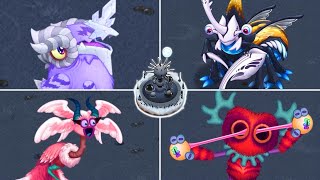 Mythical Island  All New Rare amp Epic Monsters All Sounds amp Animations  My Singing Monsters [upl. by Eli]