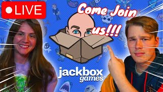 LIVE Hosting JackBox Party Games Come And Join [upl. by Peedus757]