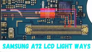 Samsung A72 display light problem and solutionsshortdiagramsamsung mobile [upl. by Ahsaret]