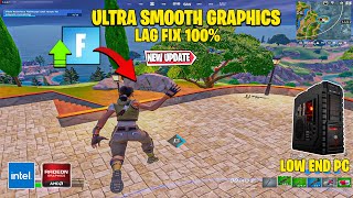 How to Fix Micro StutteringFreezingLag In Fortnite Chapter 5 ✅ LowEnd PCLaptop [upl. by Ticknor]