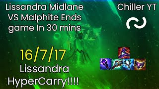 Lissandra ends the game in 30 mins [upl. by Wavell451]